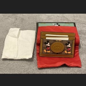 Disney X Gucci Mickey Card Holder Exclusive